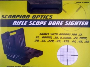 Scorpion Optics Rifle Scope Bore Sighter Kit